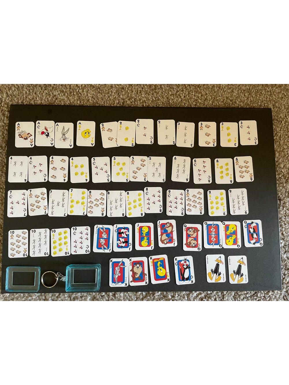 Looney Tunes Sylvester & Tweety Bird Playing Cards Deck Of Cards Keychain